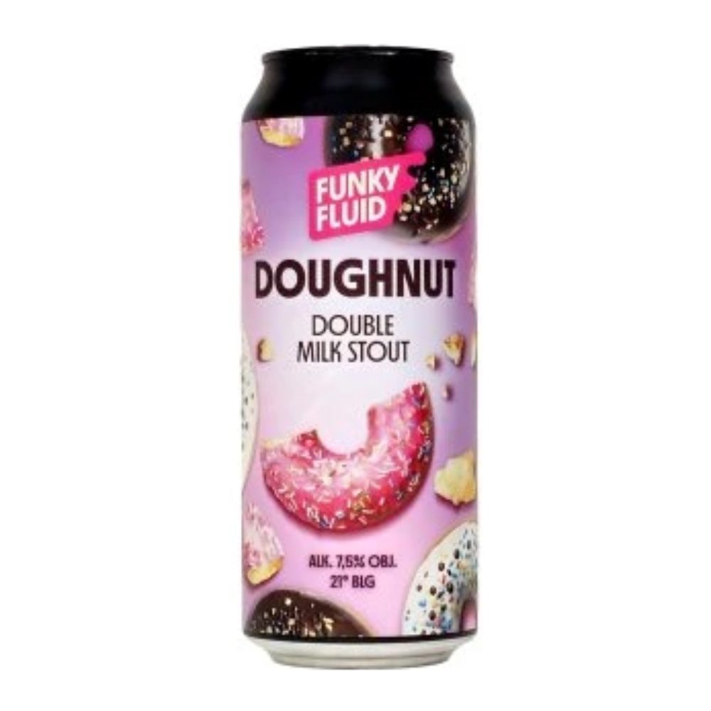 Funky Fluid Doughnut Double Milk Stout 7,5% 500 ml puszka