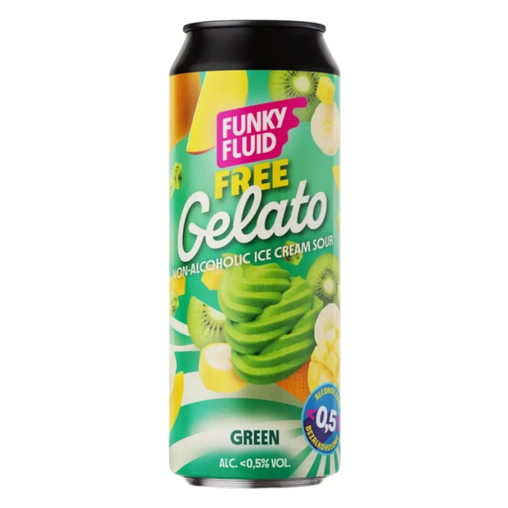 Piwo Funky Fluid Free Gelato Green 0,5% 500 ml Puszka