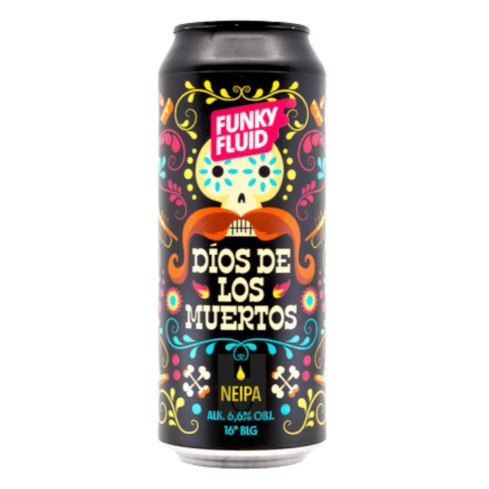 Piwo Funky Fluid Dios De Los Muertos NEIPA 16 6,6% 500 ml Puszka