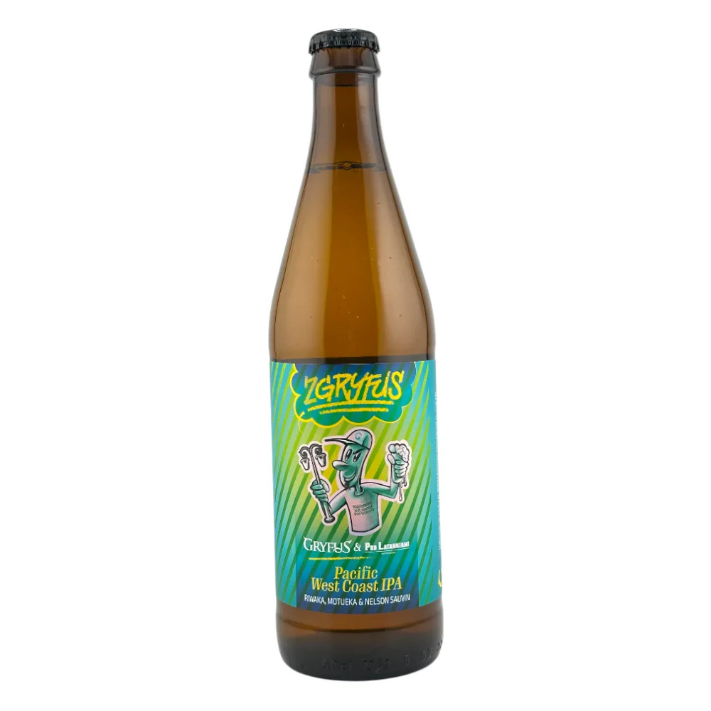 Piwo Browar Gryfus Zgryfus 4.0 Pacific West Coast IPA 15 6,3% 500 ml
