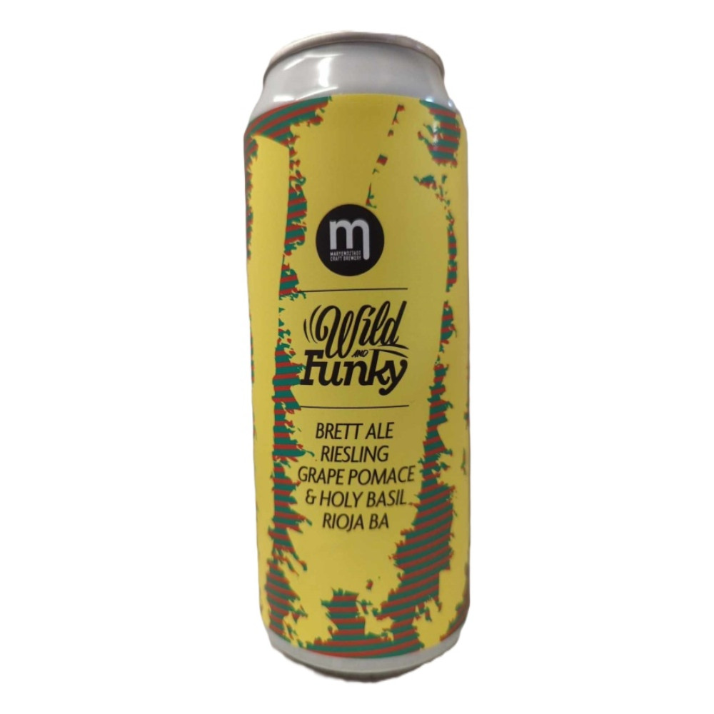 Piwo Maryensztadt Wild & Funky Everyday Brett Ale Riesling Grape Pomace & Holy Basil 15 8,1% 500 ml Puszka