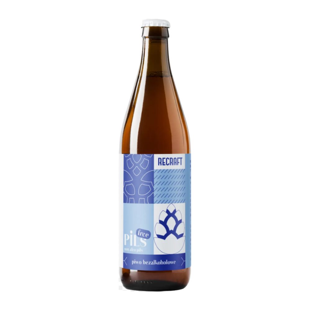 Piwo Recraft Bezalkoholowe Free Non-Alcoholic Pils 0% 500 ml