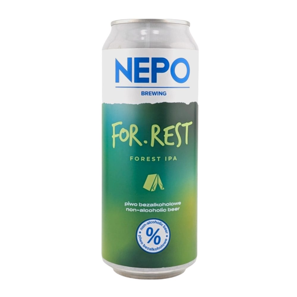 Piwo Nepomucen For.Rest - Non Alcoholic Forest IPA 0,5% 500 ml Puszka