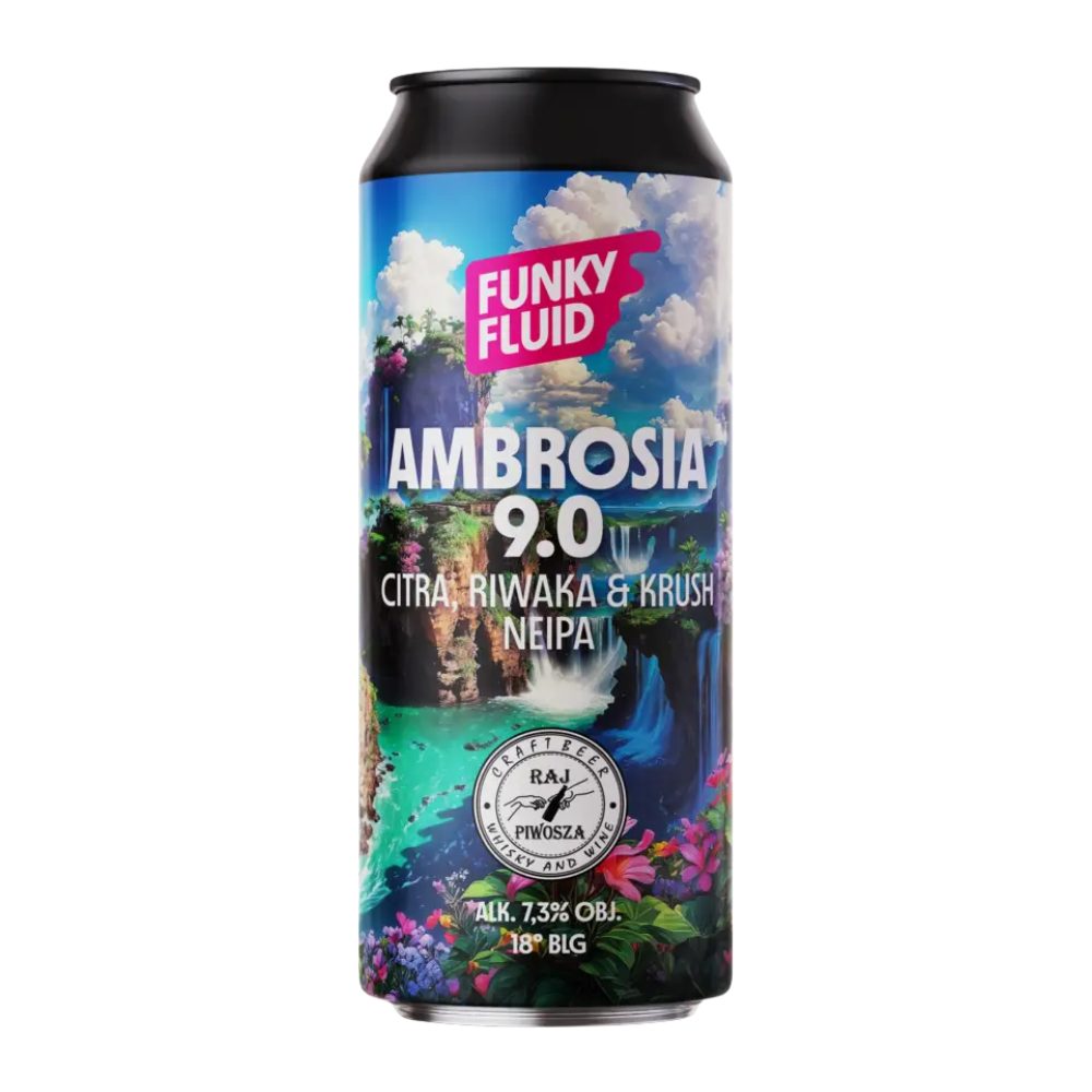 Piwo Funky Fluid Ambrosia 9.0 7,3% 500 ml Puszka DRS