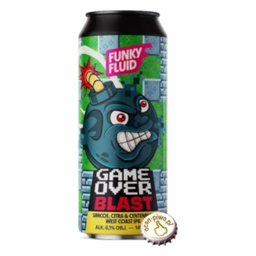 Piwo Funky Fluid Game Over Blast 6,1% 500 ml