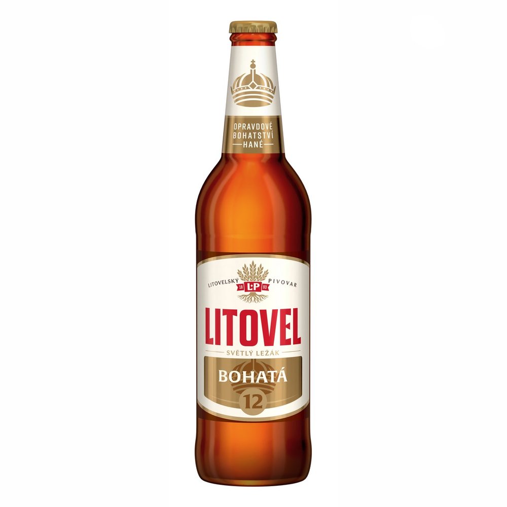 Piwo Litovel Bohata Lager 5% 500 ml but zwr