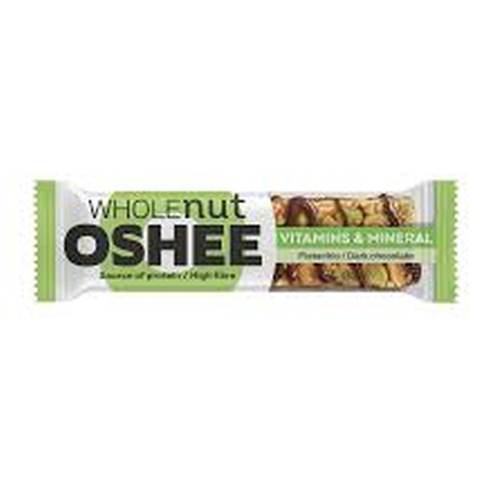 OSHEE Baton Wholenut Pistachio w Czekoladzie Gorzkiej 40 g