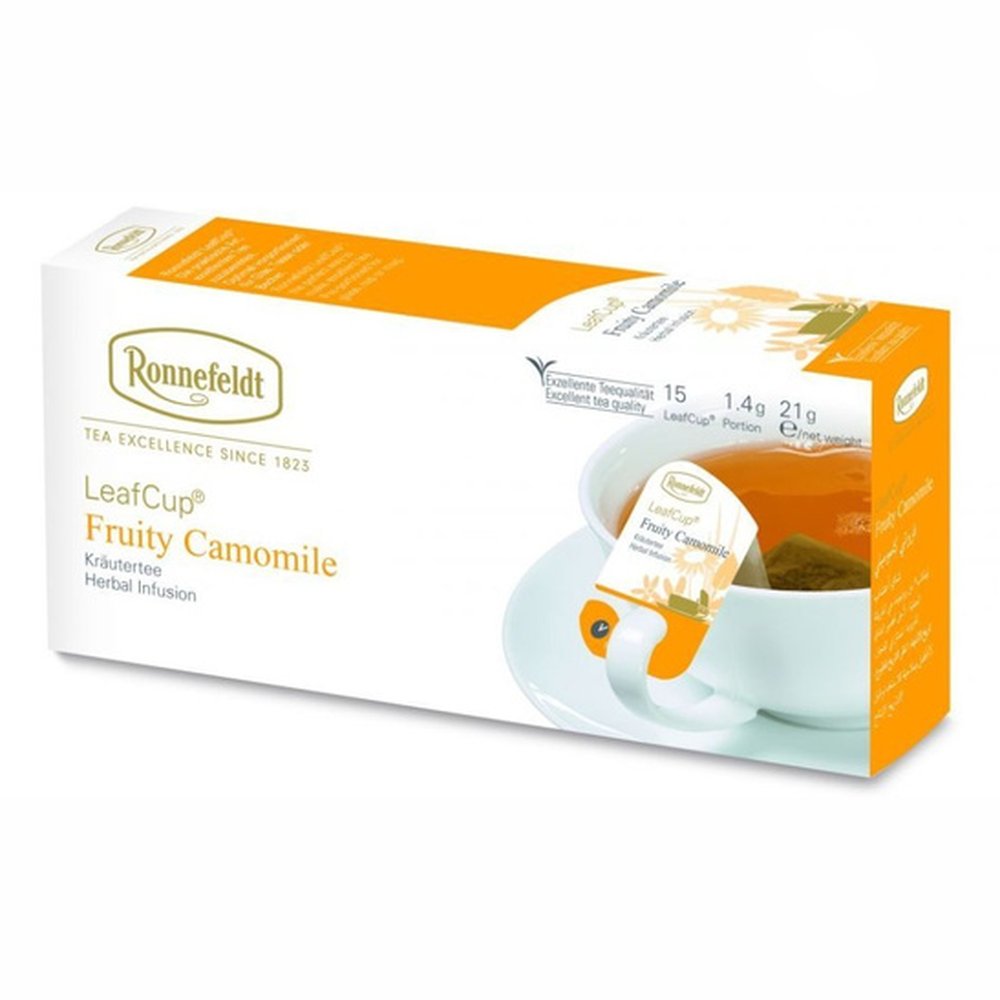 Herbata Ronnefeldt Leaf Cup Fruity Camomile Torebka1,4 g