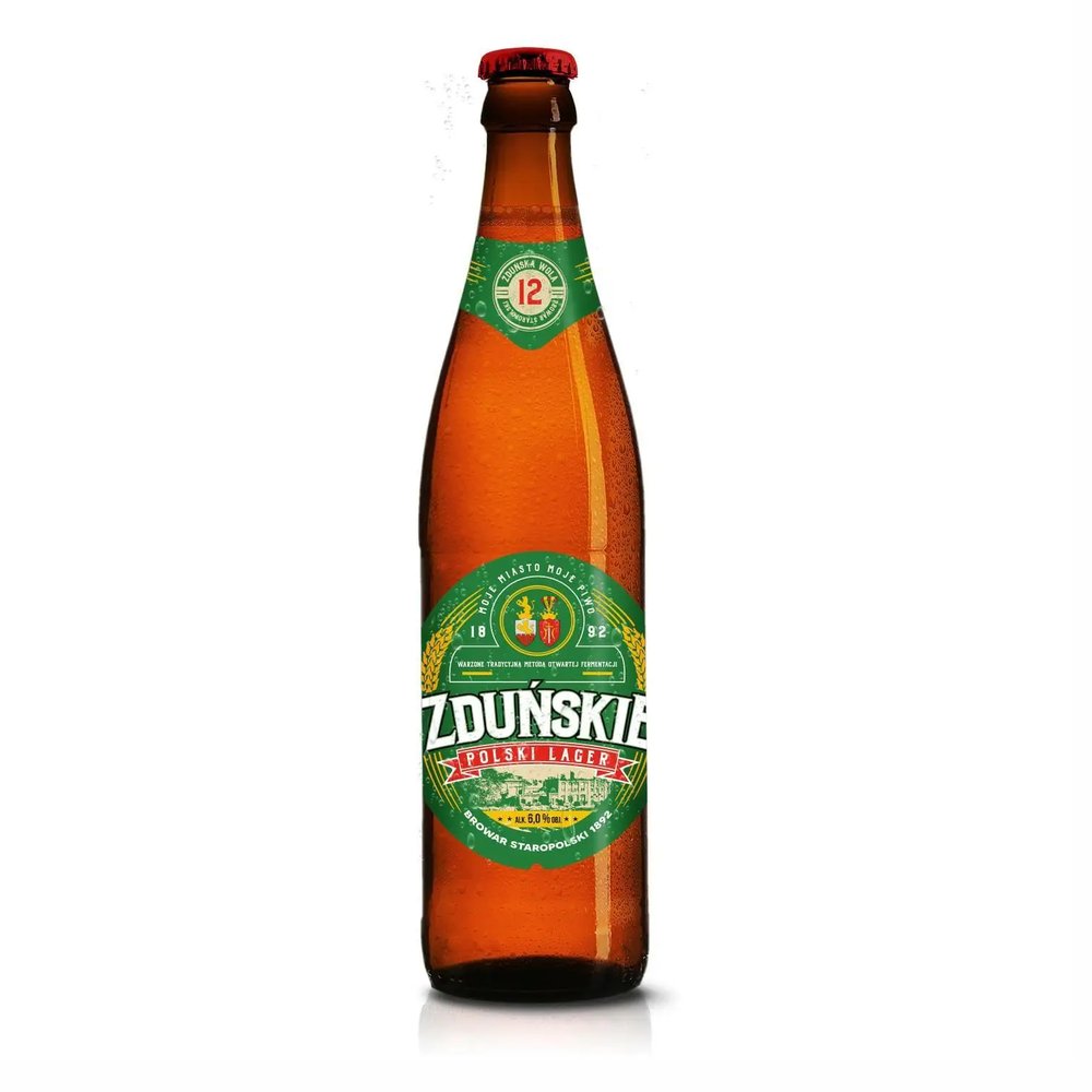 Piwo Browar Staropolski Zduńskie Lager Retro 6% 500 ml