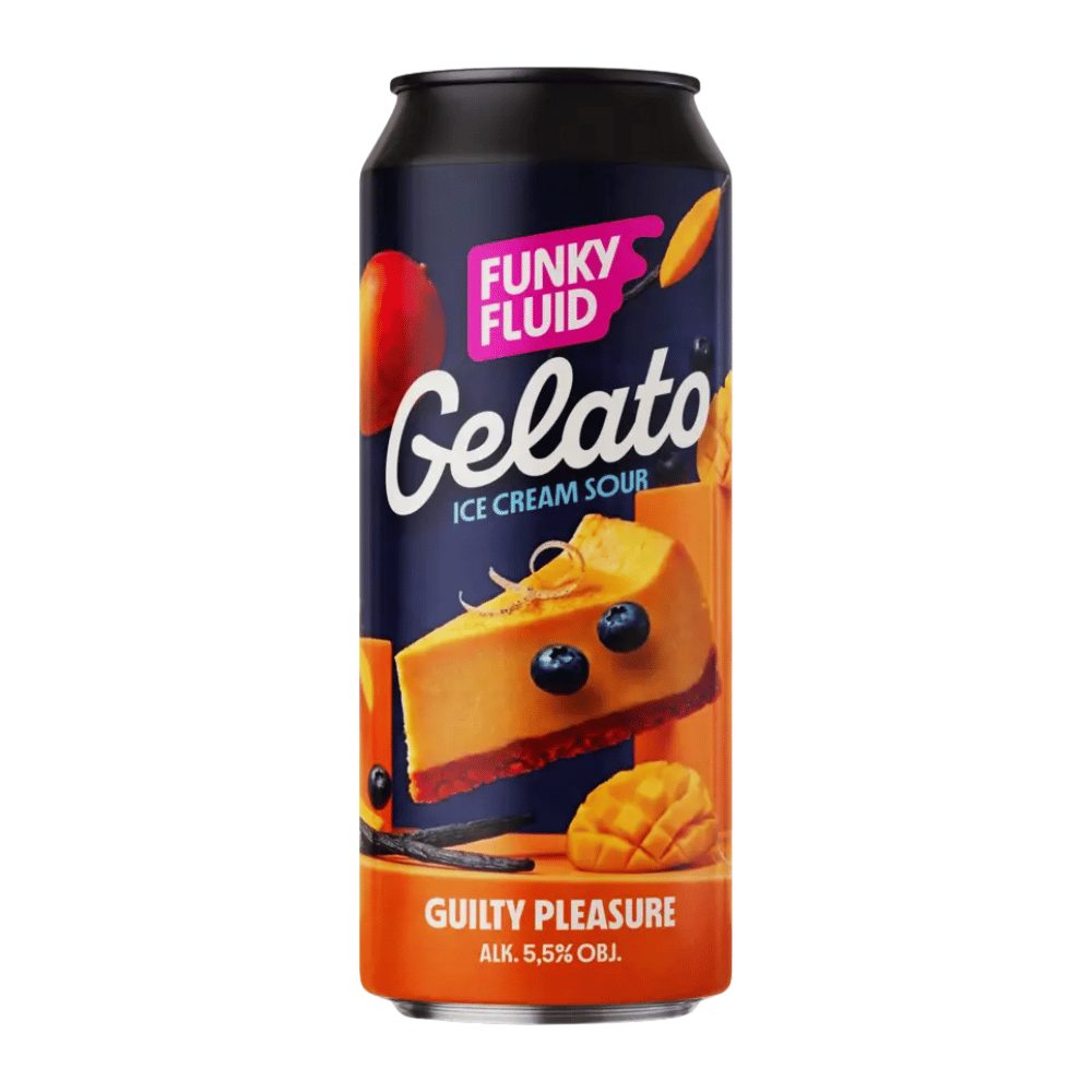 Piwo Funky Fluid Gelato Guilty Pleasure Ice Cream Sour 5,5% 500 ml puszka DRS