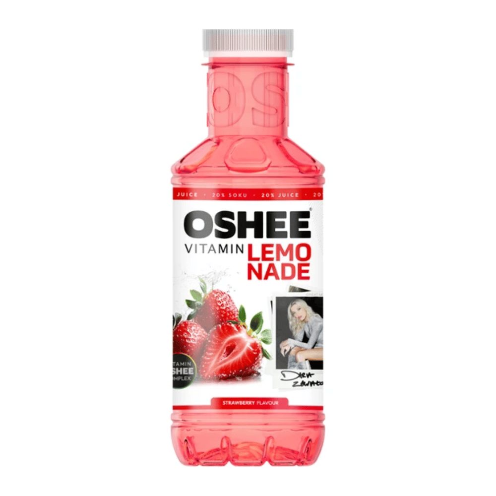 Napój OSHEE Vitamin Lemonade truskawka 555ml DRS