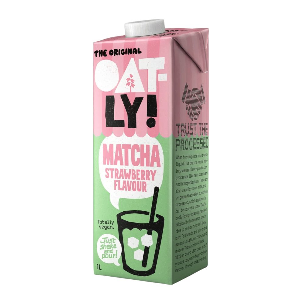 Napój Oatly Barista Owsiany Matcha Strawberry 1000 ml