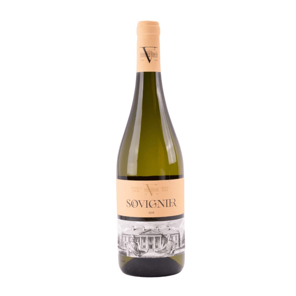 Wino Winnica Pałac Mała Wieś Souvignier Gris 14,5% białe wytrawne 750 ml