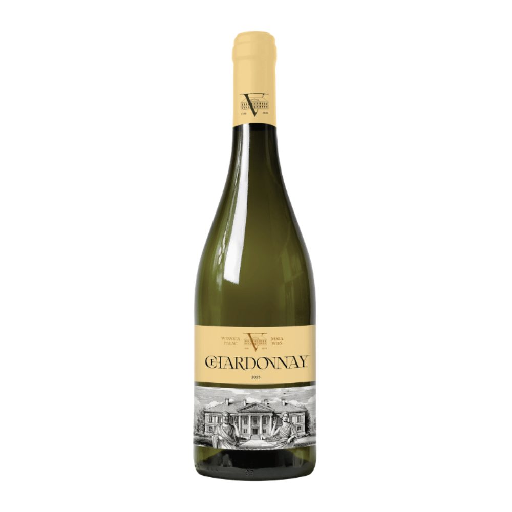 Wino Winnica Pałac Mała Wieś Chardonnay 11,5% białe wytrawne 750 ml
