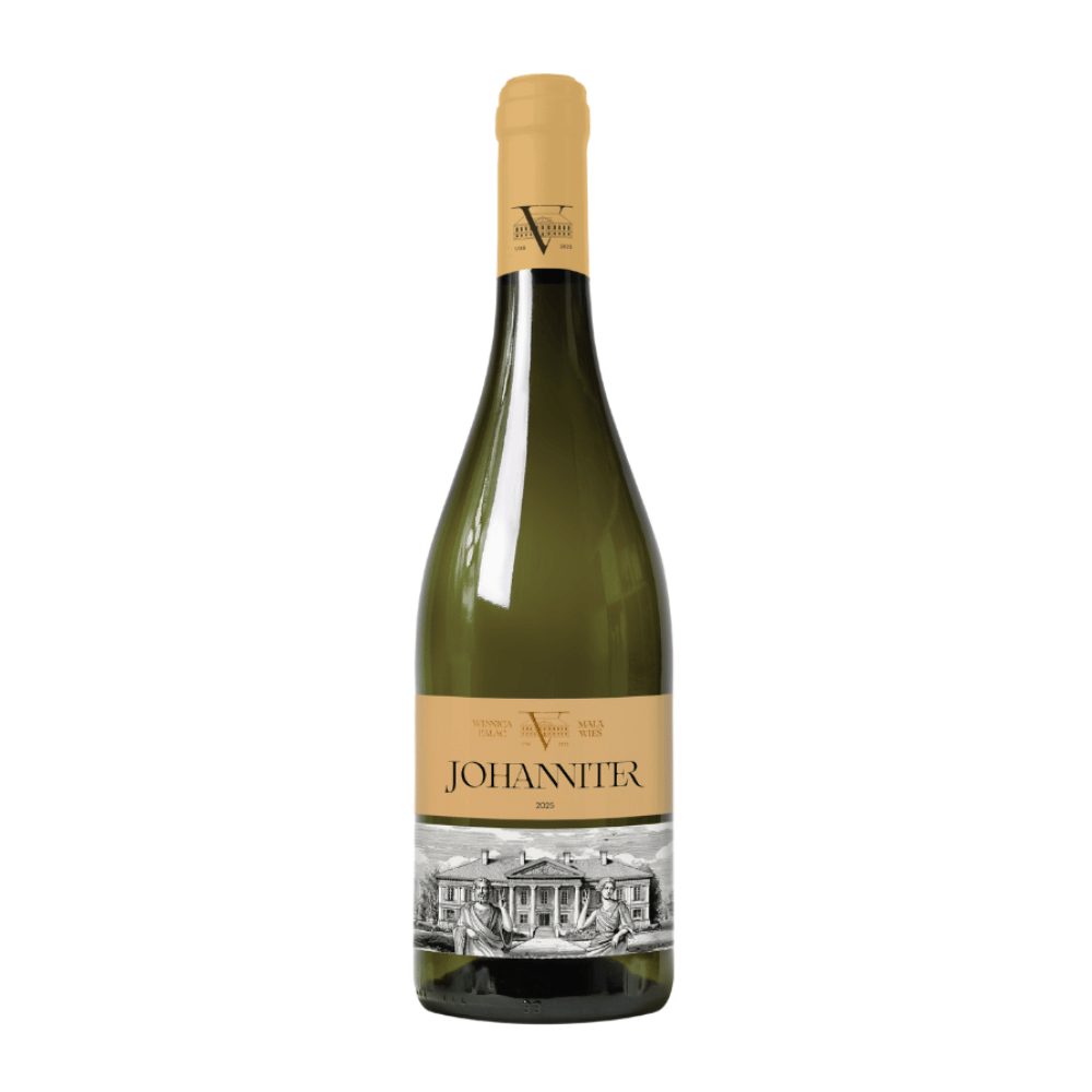 Wino Winnica Pałac Mała Wieś Johanniter 12% białe wytrawne 750 ml