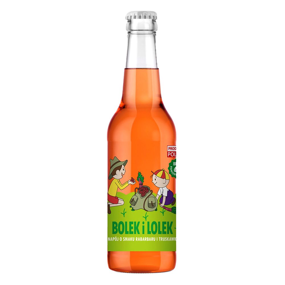 Lemoniada Bolek i Lolek Rabarbar i Truskawka 330 ml