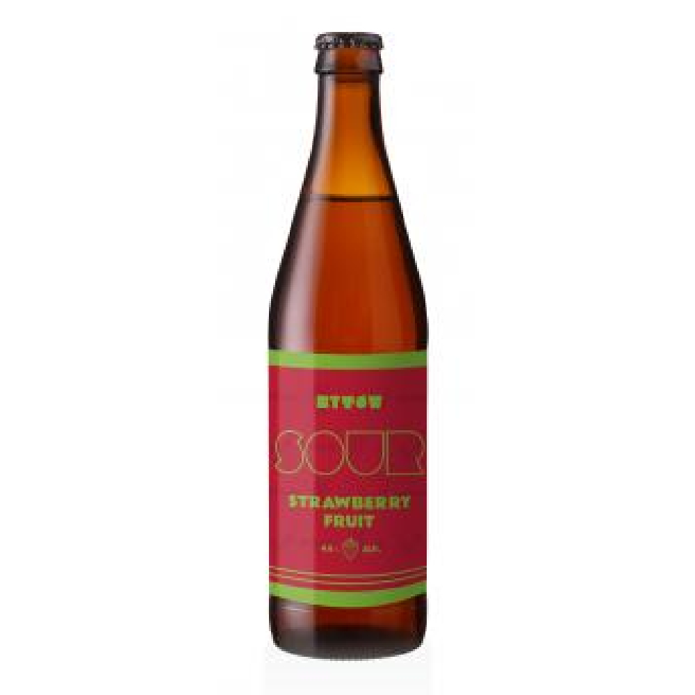 Piwo Bytów Sour Strawberry Fruit 4,6% 500 ml