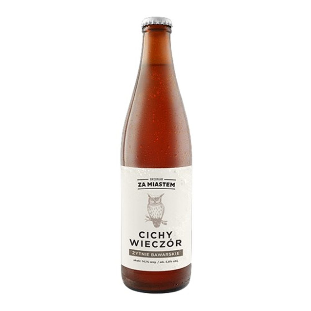Piwo Za Miastem Cichy Wieczór Żytnie Bawarskie 5,8% 500 ml