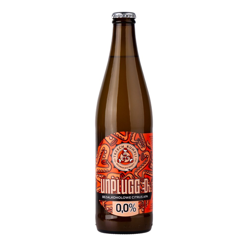 Piwo Trzech Kumpli Unplugged Citrus APA 0% 500 ml