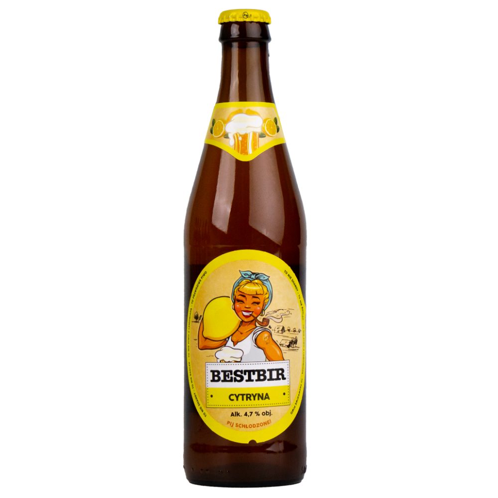 Piwo Staropolski BestBir Cytryna 4,7% 500 ml