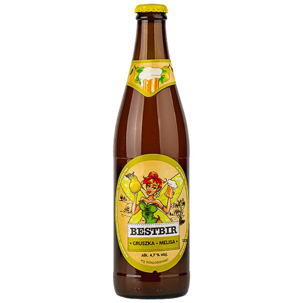 Piwo Staropolski BestBir Gruszka i Melisa 4,7% 500 ml