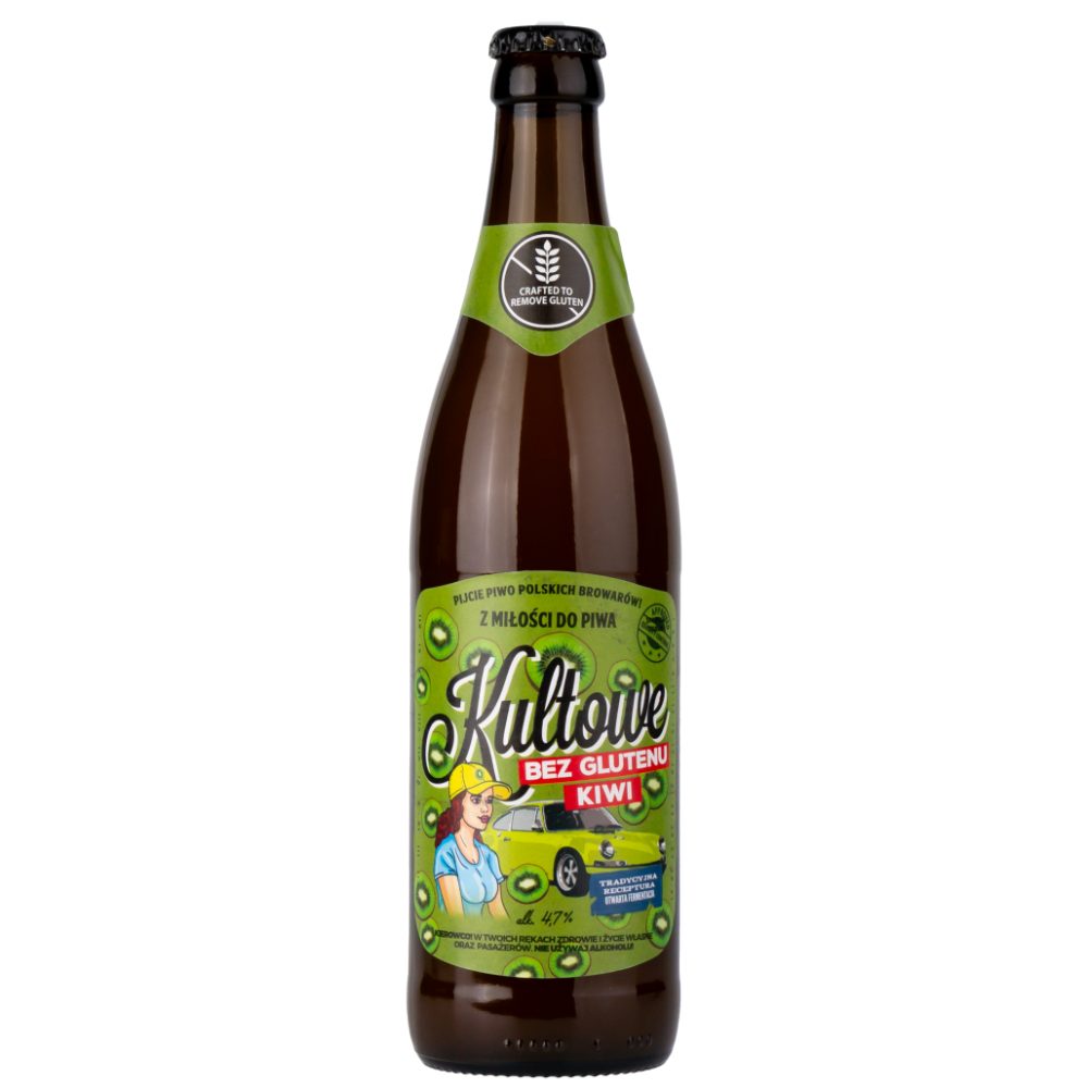 Piwo Staropolski Kultowe Bez Glutenu Kiwi 4,7% 500 ml