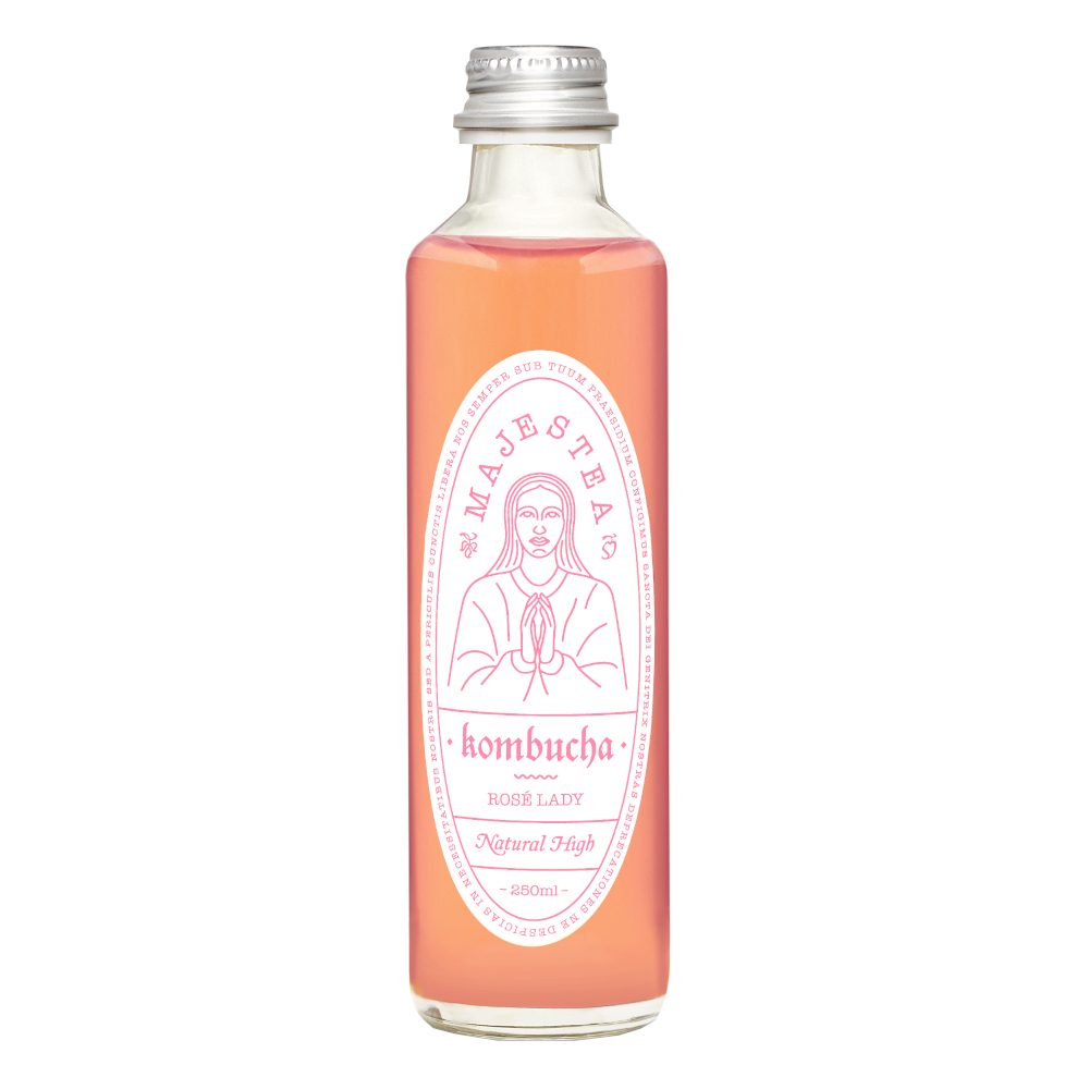 Kombucha Majestea Bio Rose 250 ml