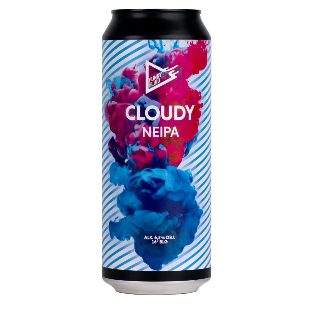 Piwo Funky Fluid Cloudy 6,5% 500 ml Puszka