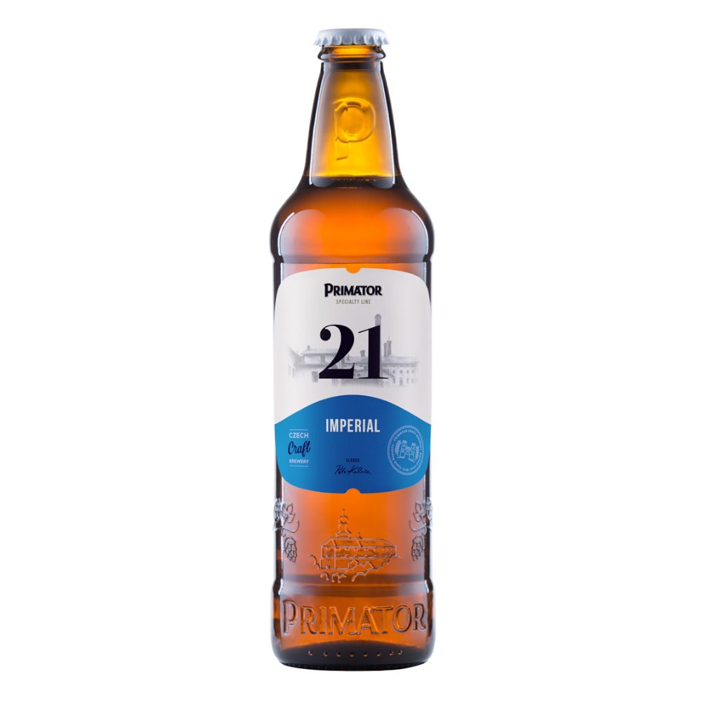 Piwo Primator Imperial Strong Lager 9% 500 ml