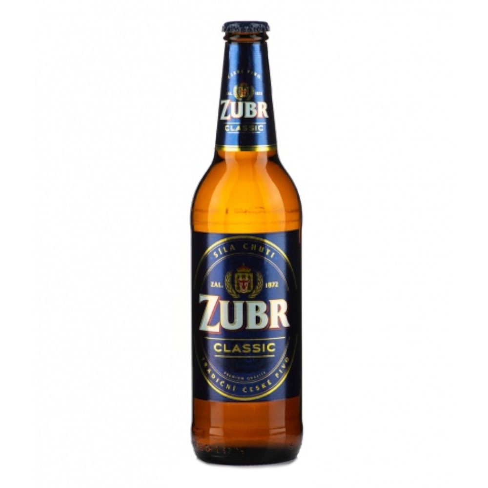 Piwo Zubr Classic Bohemian Pilzner 4,1% 500 ml