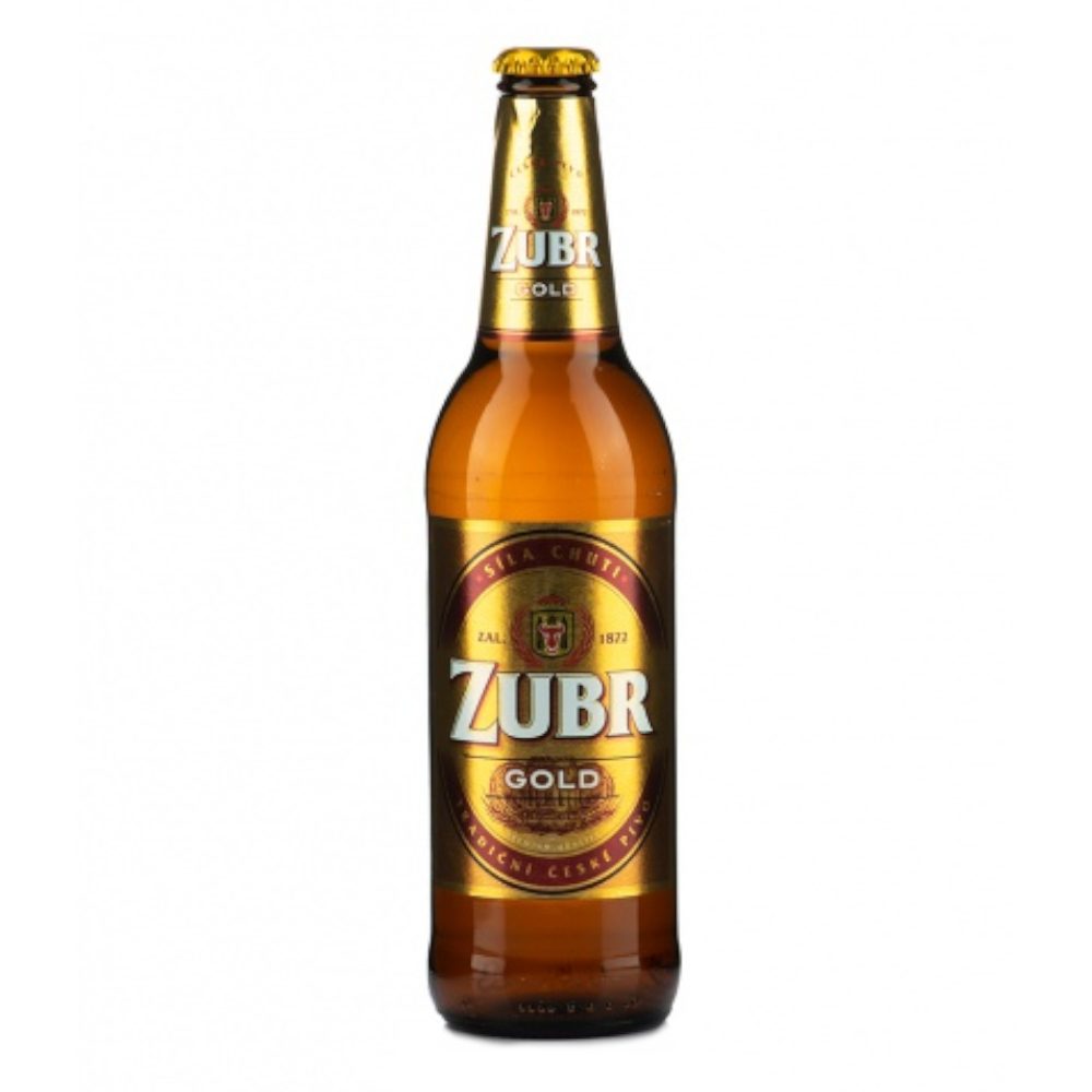 Piwo Zubr Gold Bohemian Pilzner 4,6% 500 ml