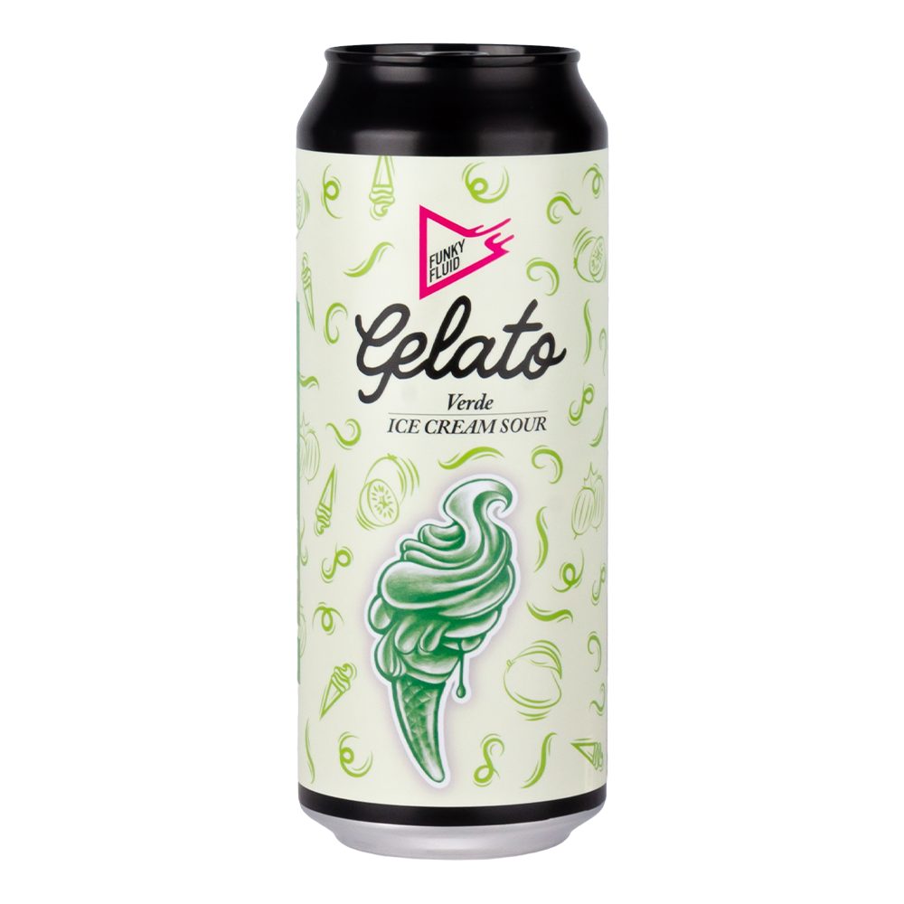 Piwo Funky Fluid Gelato: Verde 5,5% 500 ml puszka
