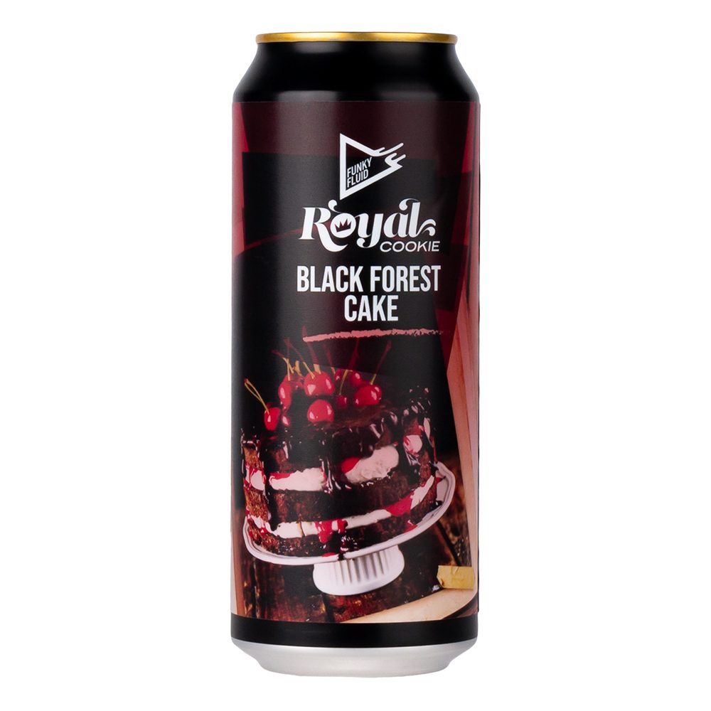 Piwo Funky Fluid Royal Cookie: Black Forest Cake 11% 500 ml puszka