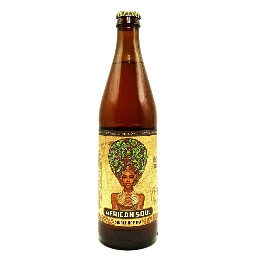 Piwo Staropolski Art. African Soul Single Hop IPA 6,5% 500 ml