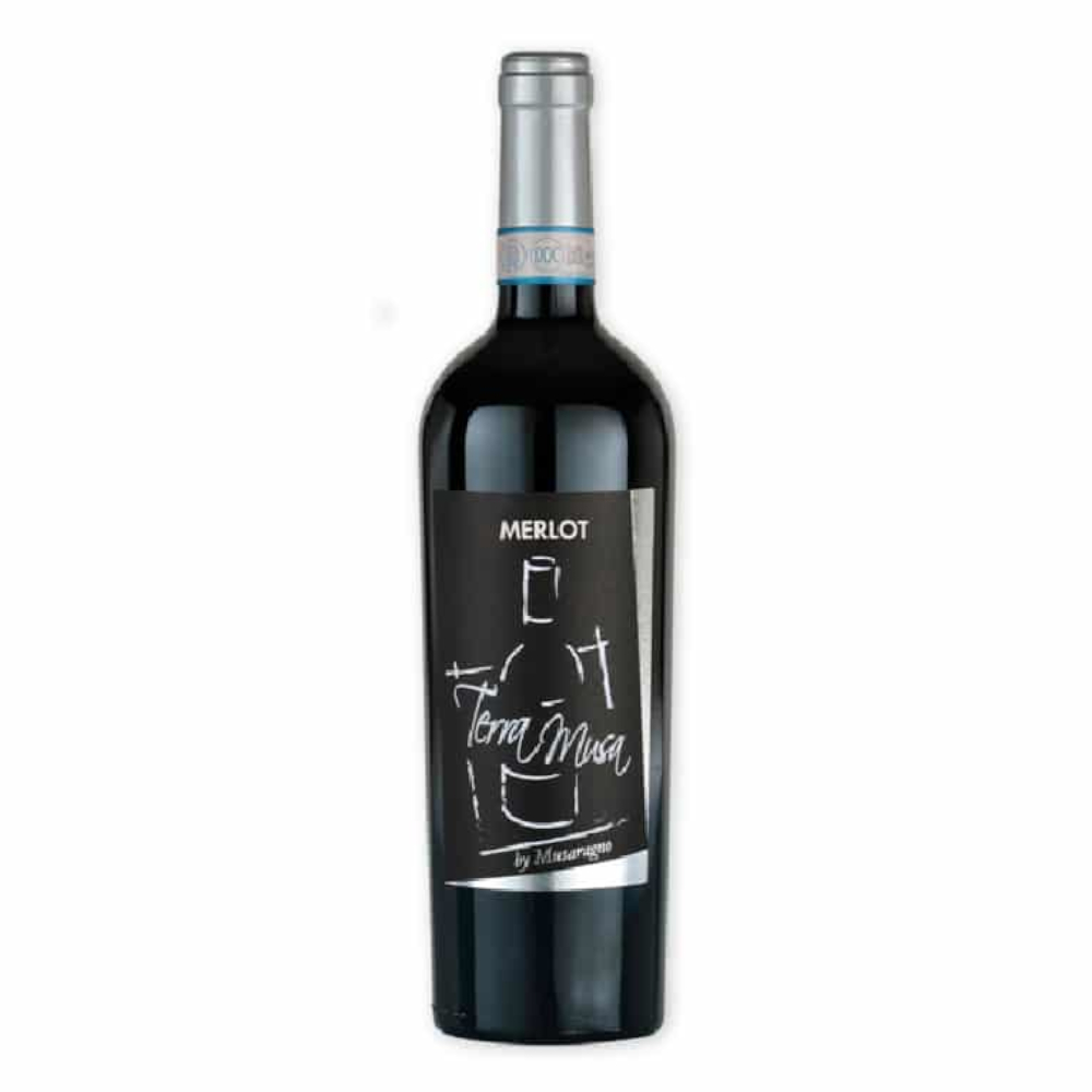 Wino Terra Musa Merlot Doc 12,5% czerwone wytrawne 750 ml