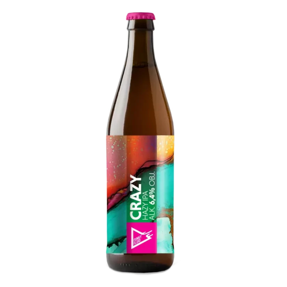 Piwo Funky Fluid Crazy Hazy 6,3% 500 ml