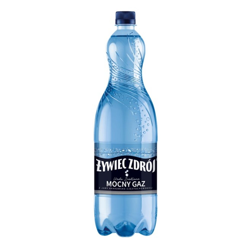 Woda Żywiec Zdrój gazowana 1000 ml DRS