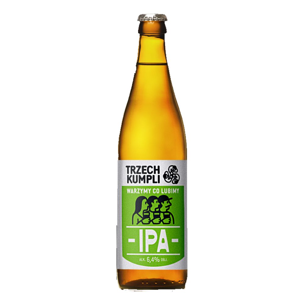 Piwo Trzech Kumpli IPA 6,4% 500 ml