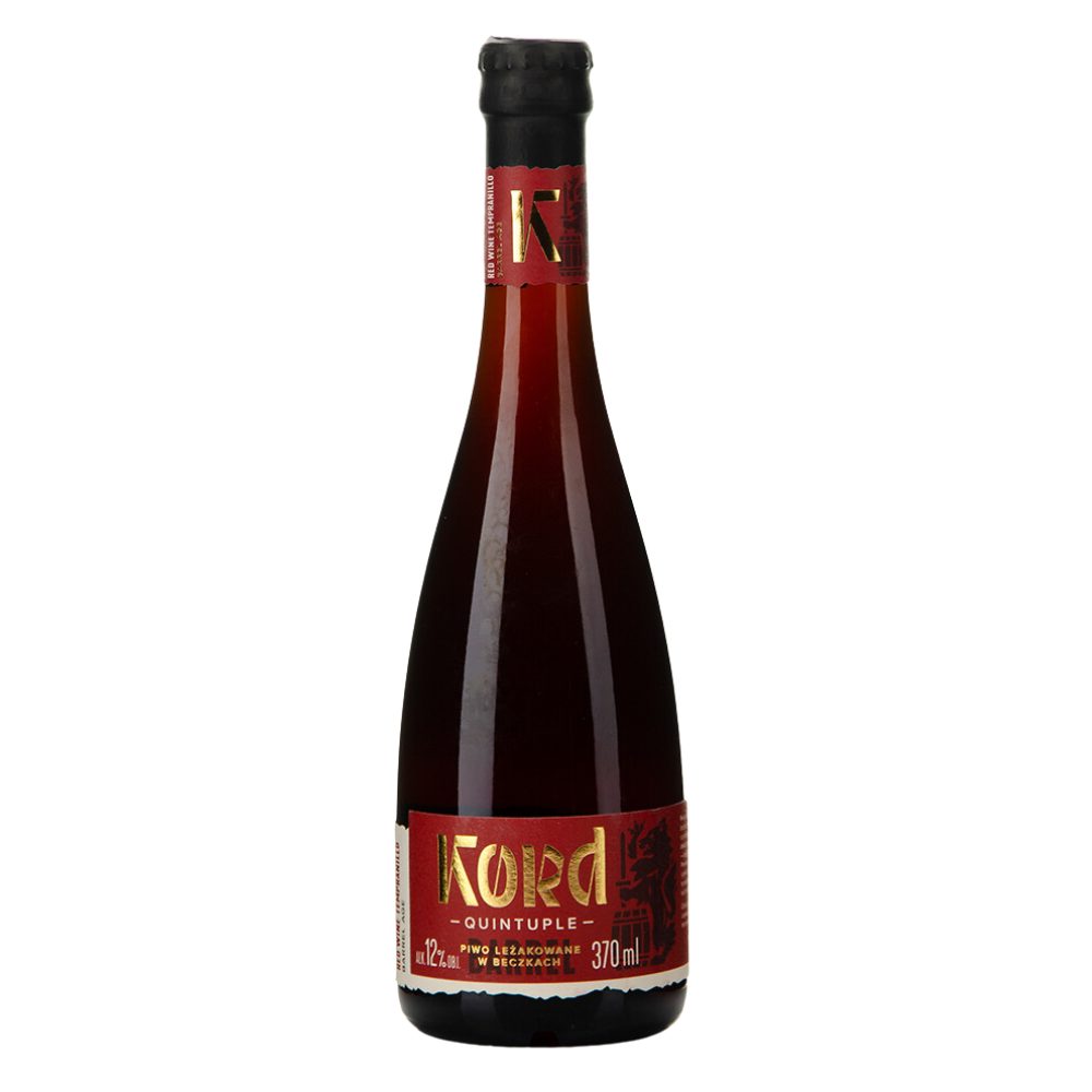 Piwo Jan Olbracht Kord - Quintuple Red Wine Pinot Noir Barrel Age 12% 370 ml