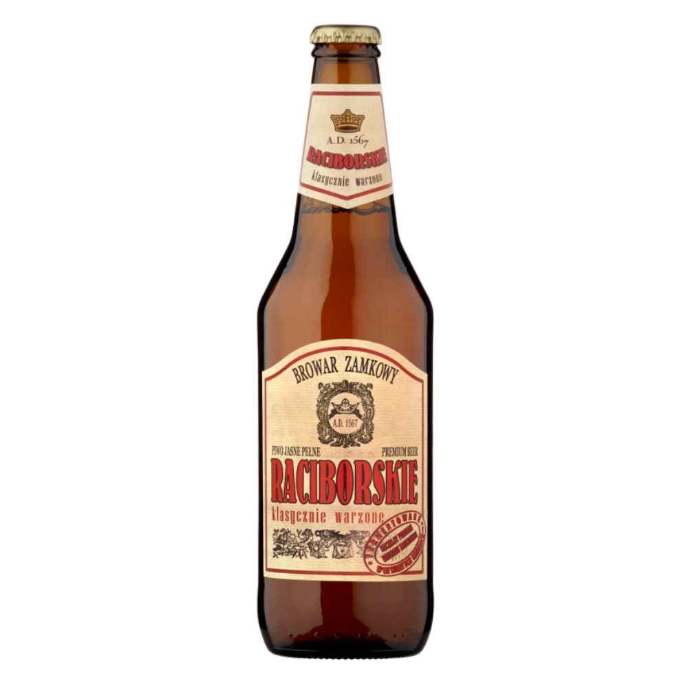 Piwo Raciborskie Jasne Pełne 5% 500 ml
