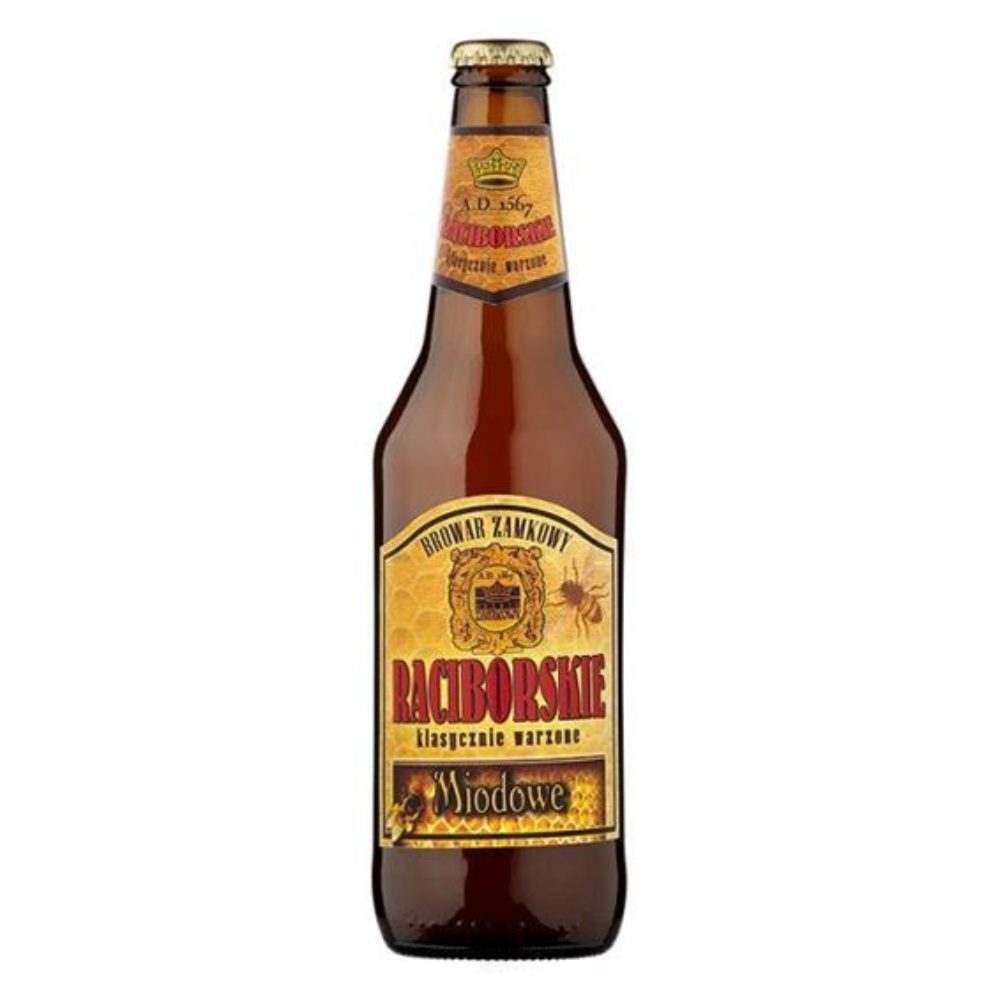 Piwo Raciborskie Miodowe 5,7% 500 ml