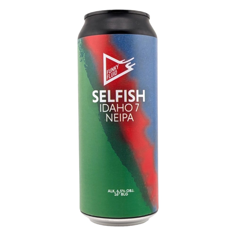 Piwo Funky Fluid Selfish - Idaho 7 NEIPA 6,5% 500 ml Puszka