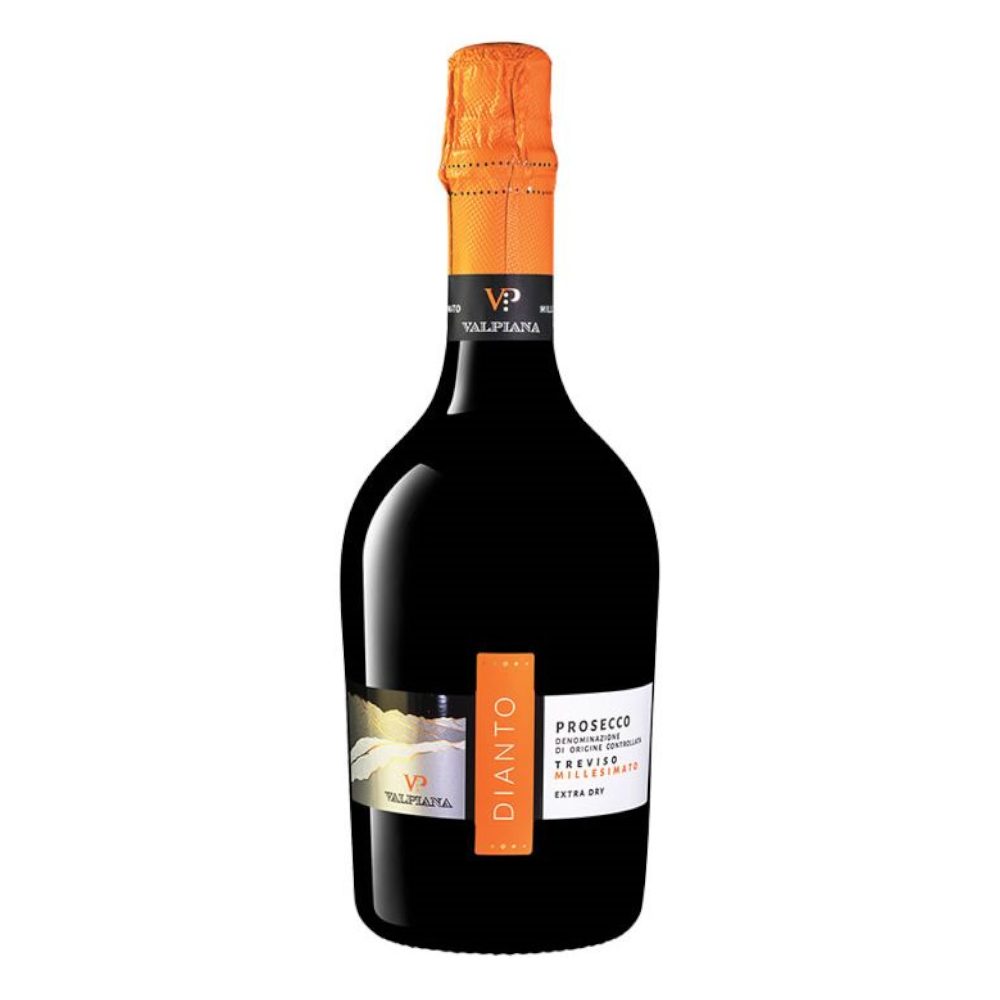 Wino Valpiana Prosecco Dianto Extra Dry 2021 11% białe półwytrawne 750 ml