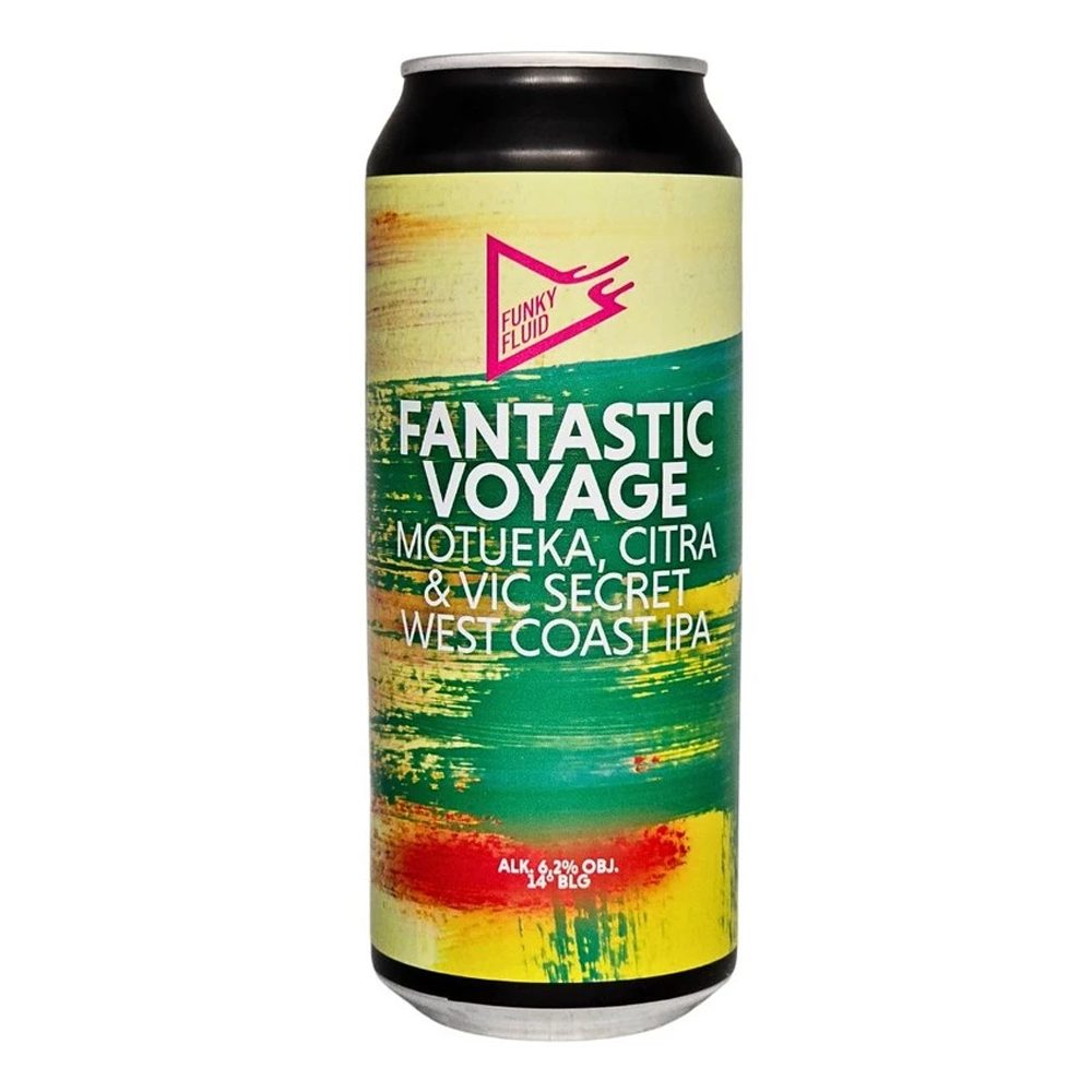 Piwo Funky Fluid Fantastic Voyage 6,2% 500 ml puszka