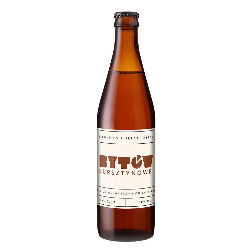 Piwo Bytów Bursztynowe 5,8% 500 ml