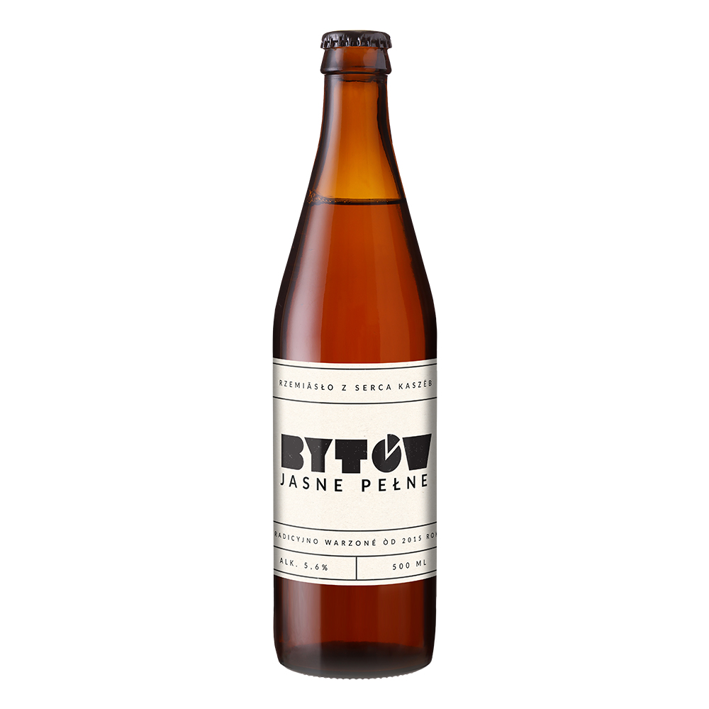Piwo Bytów Jasne Pełne 5,6% 500 ml