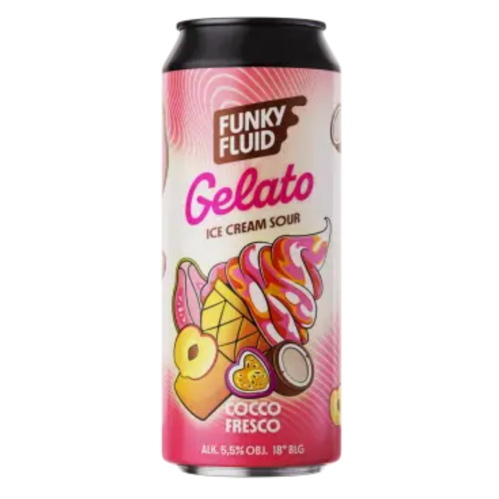 Piwo Funky Fluid Gelato Cocco Fresco 5,5% 500 ml Puszka