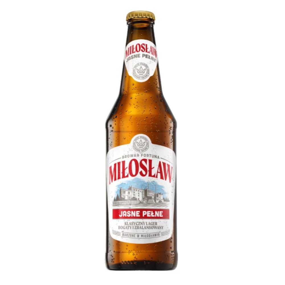Piwo Miłosław Jasne Pełne 5% 500 ml