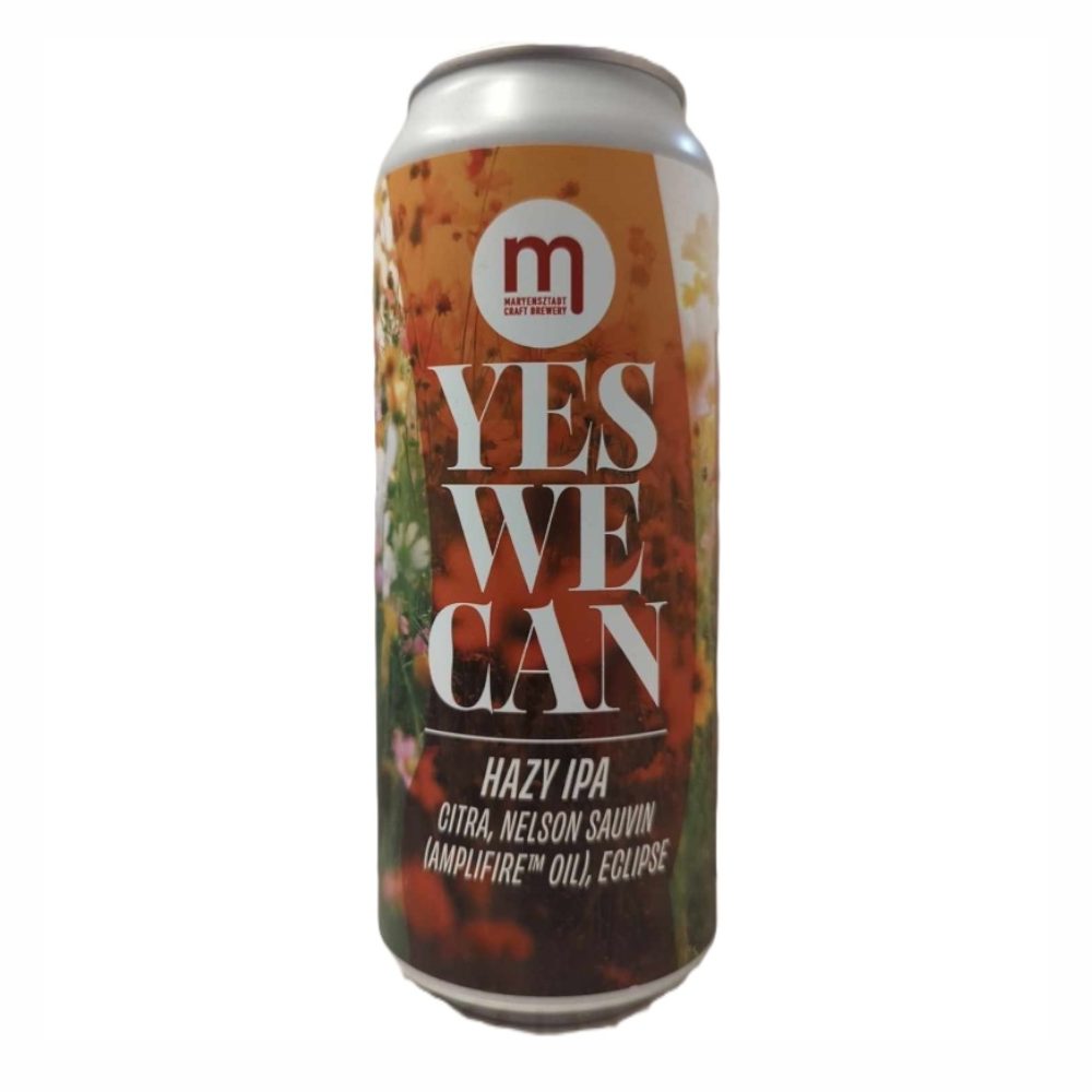 Piwo Maryensztadt Yes We Can - Citra, Nelson Sauvin, Eclipe Hazy IPA 500 ml 5,2% puszka