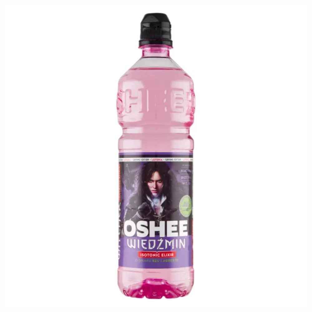 Napój izotoniczny Oshee Wiedźmin o smaku bzu i agrestu 750 ml